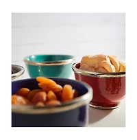 Verve Culture Moroccan Silver Rimmed Bowl