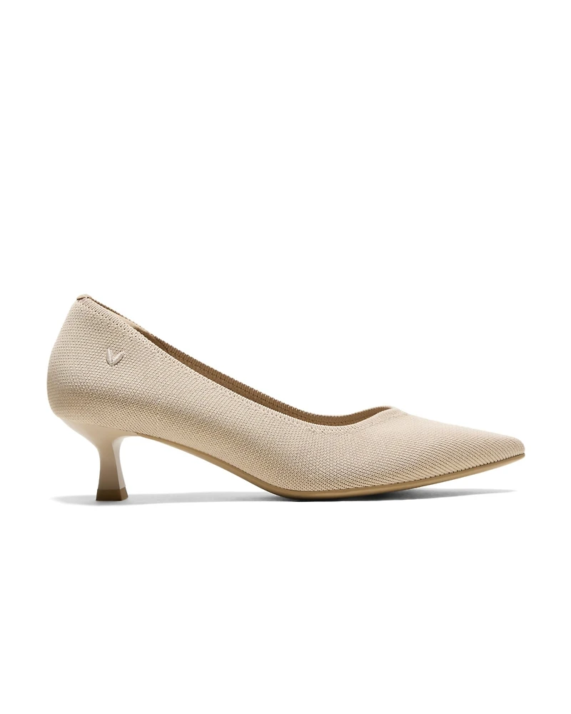 Vivaia Women's Scarlett Pointed-Toe Kitten Heels