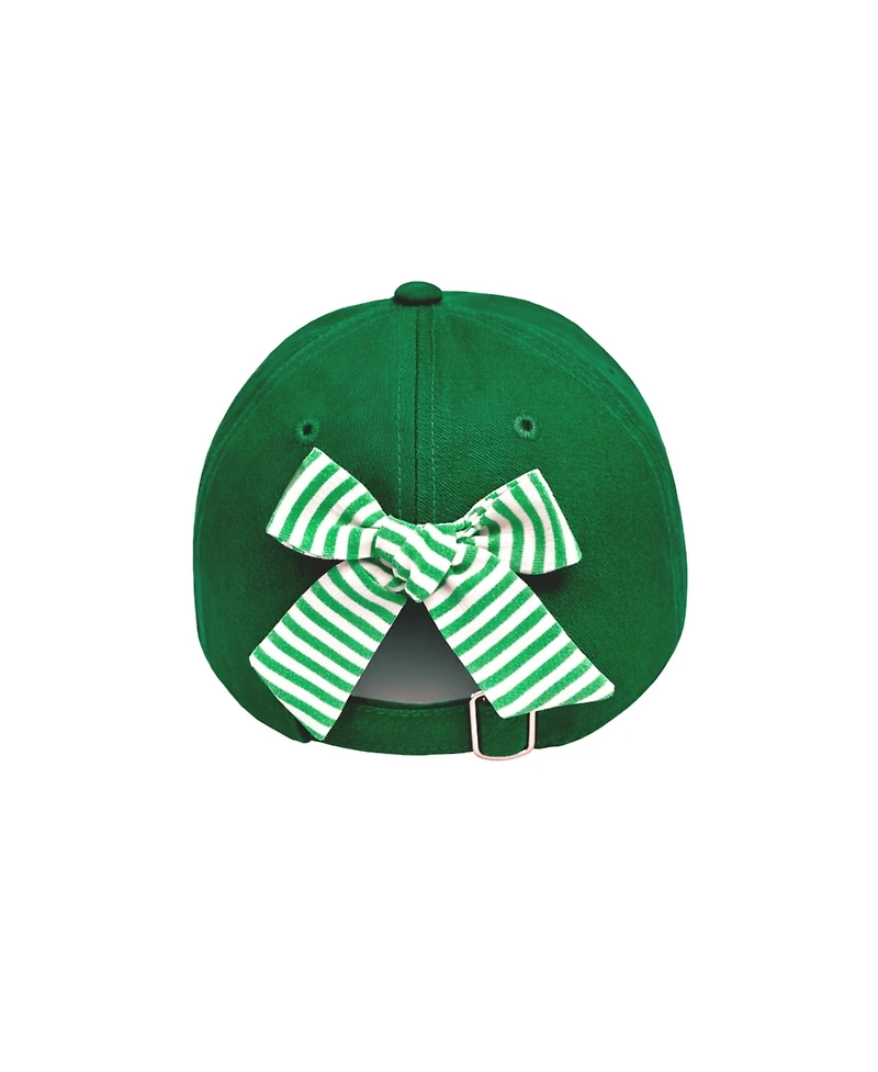 Bits & Bows and Baby Girls Golf Bow Baseball Hat