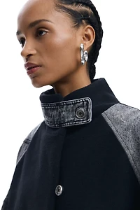 Desigual Women's Hybrid denim poncho