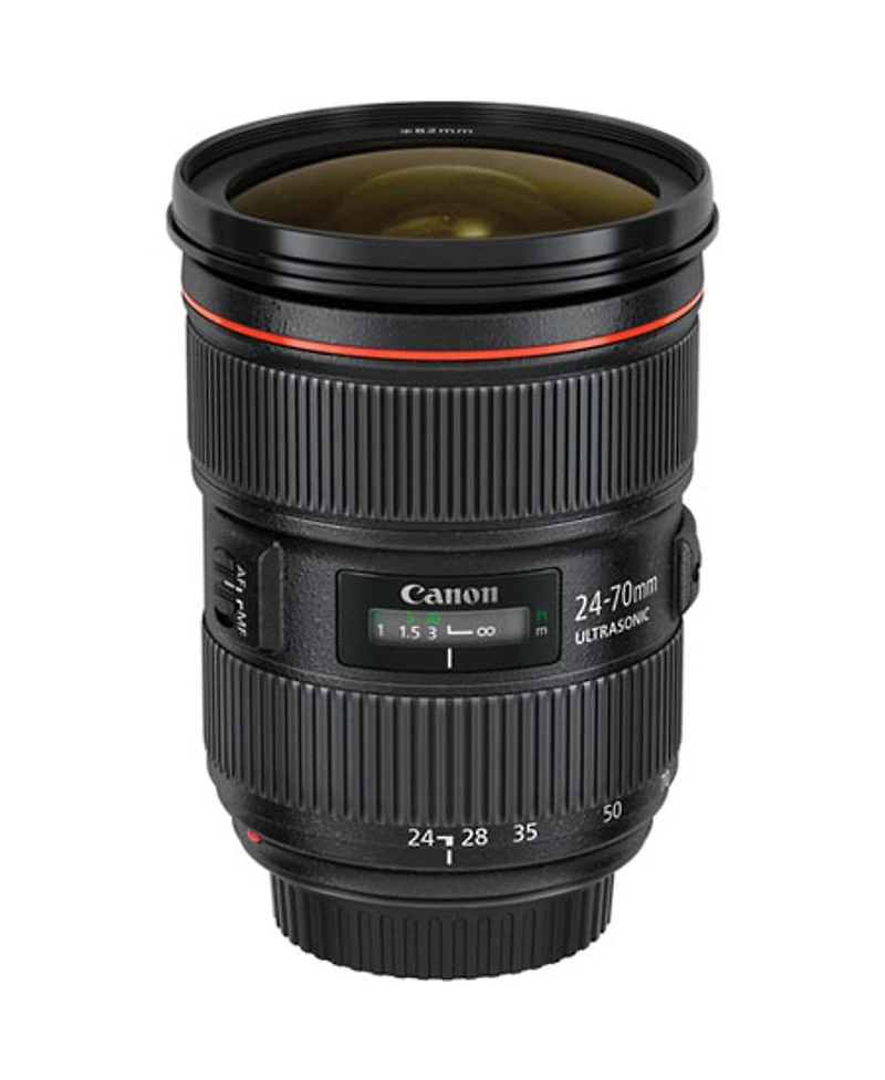 Canon Ef 24-70mm f/2.8L Ii Usm Lens, Bundle with 82mm Uv, Cpl, Nd and Vnd Filters, Soft Lens Case, Lens Cleaner, Cleaning Kit, Universal Lens Cap