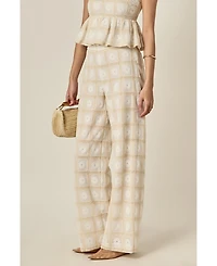 English Factory Women's The Bria Crochet Pants