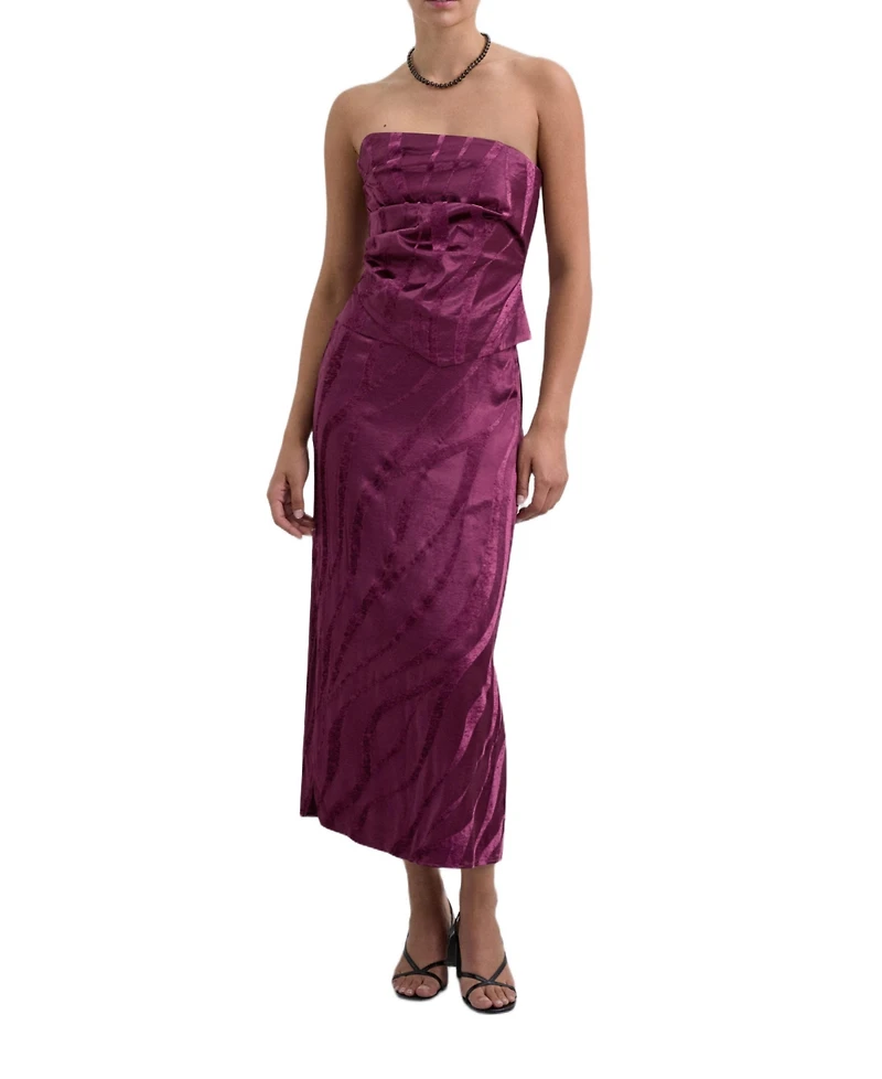 Scalpers Women's Camouvelvet Skirt