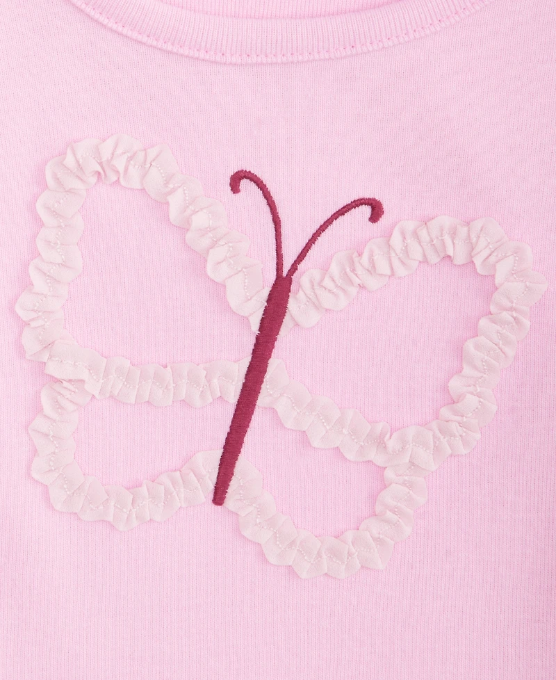 Epic Threads Toddler Girls' 12M-5T Butterfly Elevated Ribbed T-Shirt, Macy's Exclusive