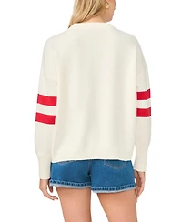 Vince Camuto Women's Usa Graphic Crewneck Sweater