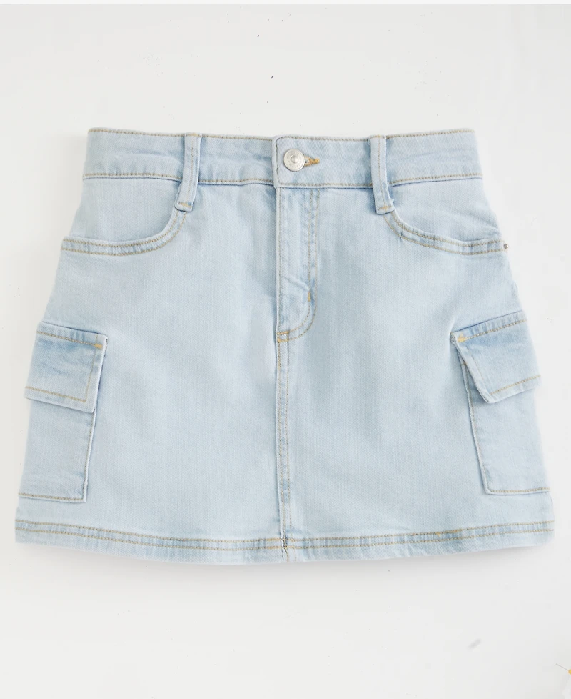 Epic Threads Girls' Xs-xl Denim Cargo Skirt, Macy's Exclusive