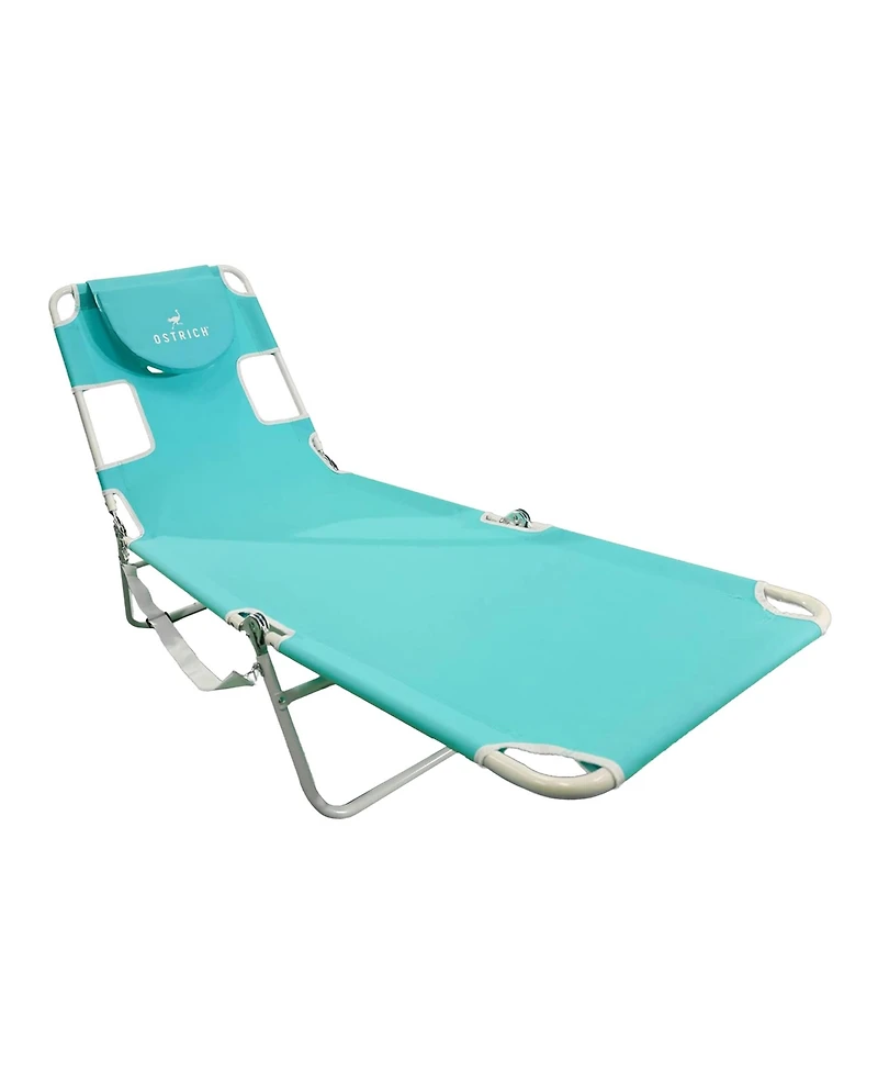 Ostrich Chaise Lounge, Versatile Facedown Beach Camping Pool Tanning Chair