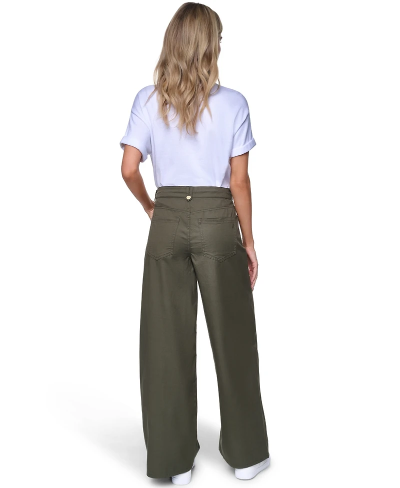 Nautica Women's Cotton-Blend Drawstring Relaxed-Fit Pants