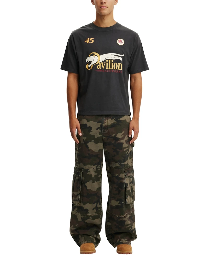 Cotton On Men's Cropped Modern-Fit Graphic T-Shirt