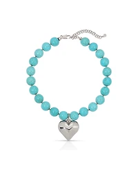 Ettika Luck and Love Turquoise Beaded Choker Necklace