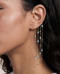 Ettika Linear Chains Statement Ear Cuff