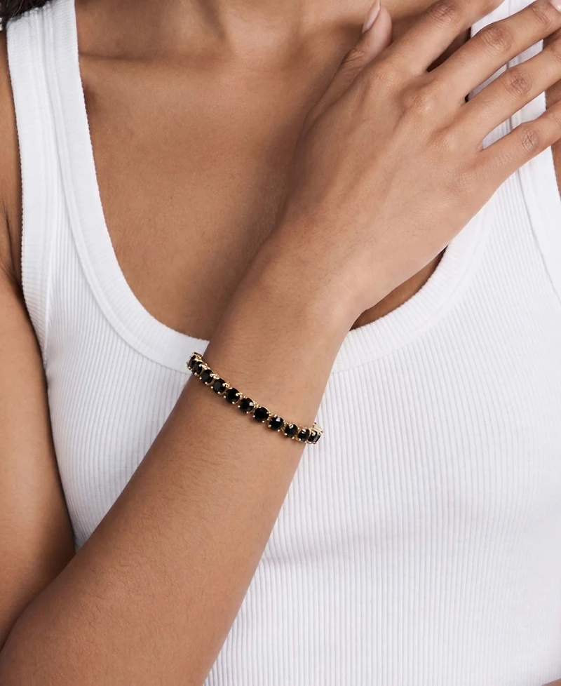 Ettika 18k Gold-Plated Giselle Sparkle Crystal Bracelet