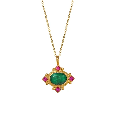 Ottoman Hands Raina Pendant Necklace
