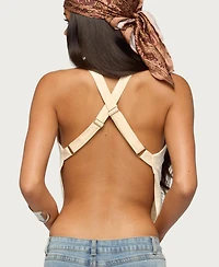 Edikted Women's Nerida Crisscross Backless Top