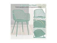 Boyel Living 3 Piece Patio Chair Set with Pp Seat and Tabletop for Porch