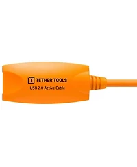 Tether Tools Pro 16' Usb 2.0 Active Extension Cable, High-Visibility