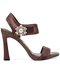 Karl Lagerfeld Paris Women's Celida Mesh Ankle Strap Dress Sandals