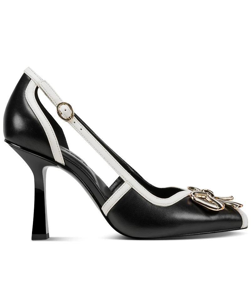 Karl Lagerfeld Paris Women's Lacey High Dress Sandals