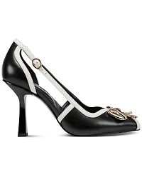 Karl Lagerfeld Paris Women's Lacey High Dress Sandals