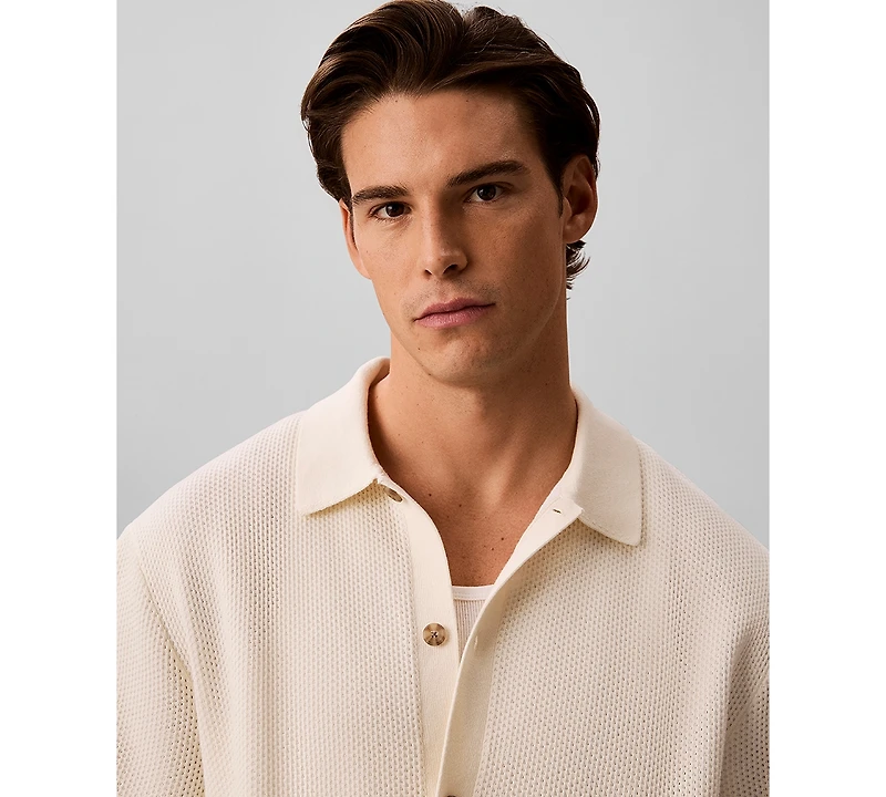 Calvin Klein Men's Short-Sleeve Sweater