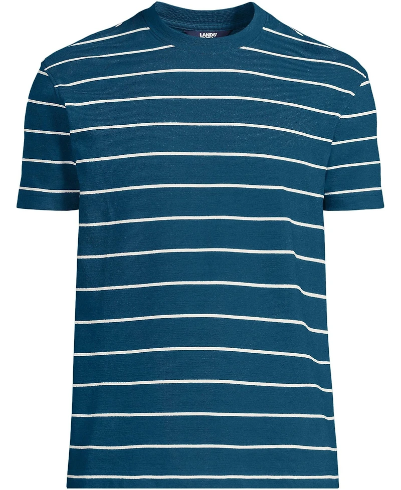 Lands' End Men's Short Sleeve Knit Terry Tee