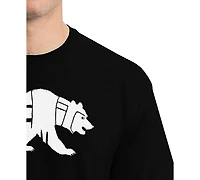 La Pop Art Men's Yosemite Bear Word T-Shirt