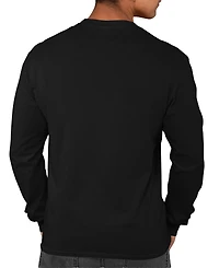 La Pop Art Men's Music Notes Heart Word Long-Sleeve T-Shirt