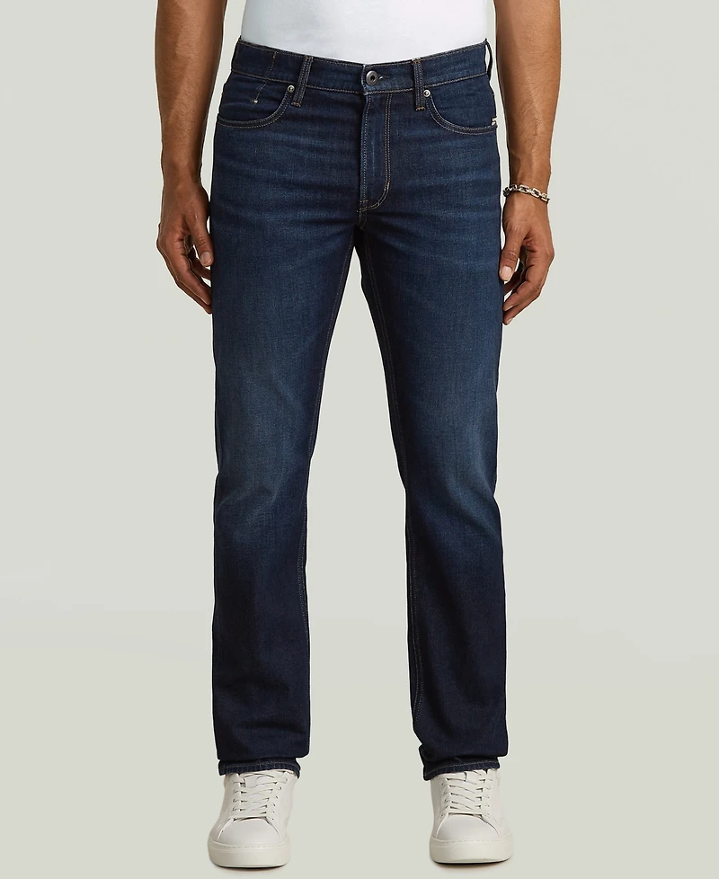 G-Star Raw Men's Mosa Sitting Mid-Waist Straight-Leg Jeans
