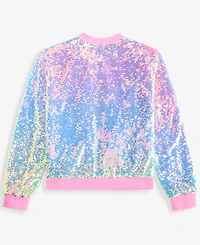 Epic Threads Girls' Xs-xl Sequin Bomber Jacket, Macy's Exclusive
