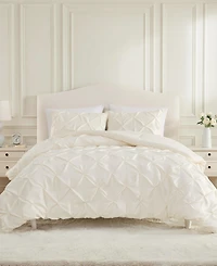 Laura Ashley Pintuck Solid Satin 2-Pc. Comforter Set, Twin Xl