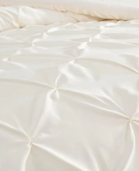 Laura Ashley Pintuck Solid Satin 2-Pc. Comforter Set, Twin Xl