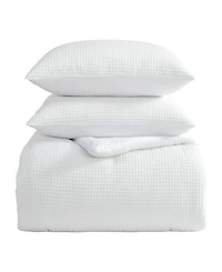 Laura Ashley Waffle Solid 7-Pc. Comforter Set