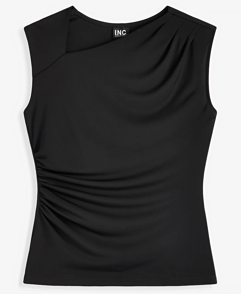 I.n.c. International Concepts Petite Sleeveless Cowlneck Top, Exclusively at Macy's