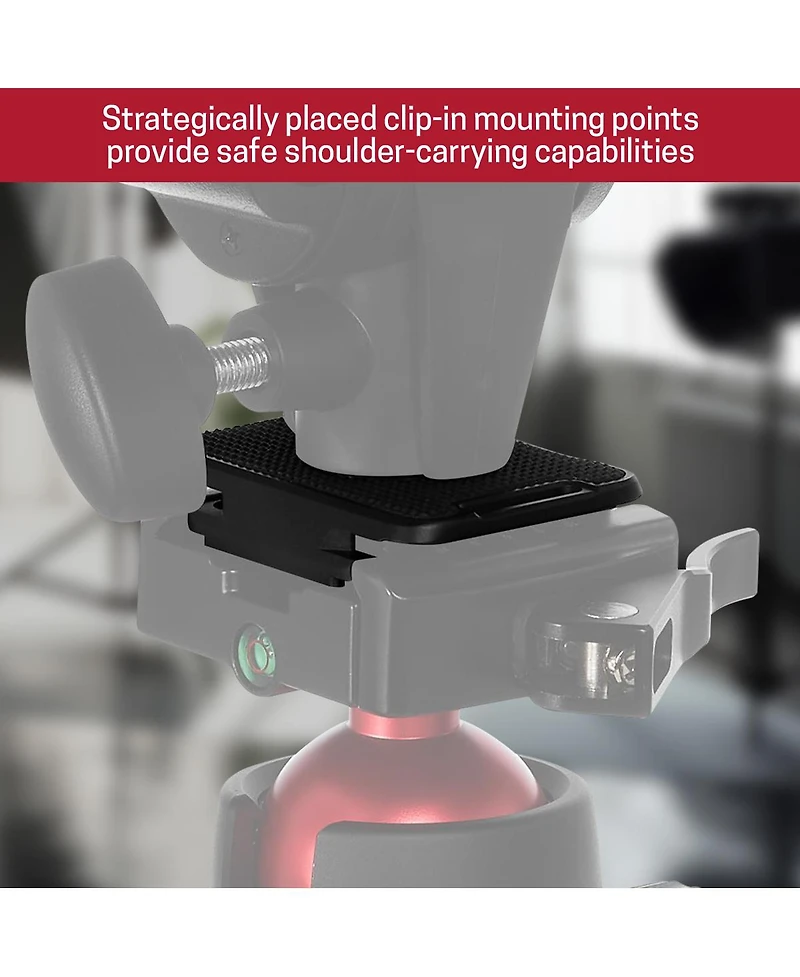 3Pod Baby Pin Plate, Arca and RC2 Compatible, Convert Your Tripod to a Light Stand with Multi-Mount Tripod Plate