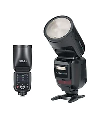 Flashpoint X100 Ttl R2 On Camera Li-on Round Head Flash For Sony, Godox V100 S (No Sub Flash)