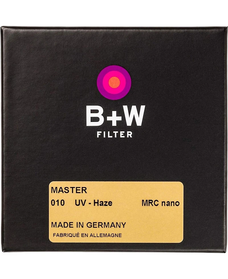 B + W 60mm Master 010M Uv Haze Mrc Nano Filter