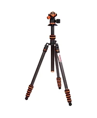 3 Legged Thing Punks Billy 2.0 Carbon Fibre Travel-Friendly Tripod - Compact and Adjustable Camera Tripod with Three Detachable Legs