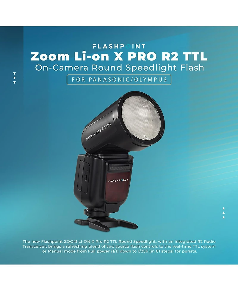 Godox V1Pro Ttl Li-ion Round Head Camera Flash for Olympus and Panasonic Camera