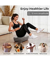 Sugift 17.5 in Vibration Plate with Gravity Sensor and Speed Control