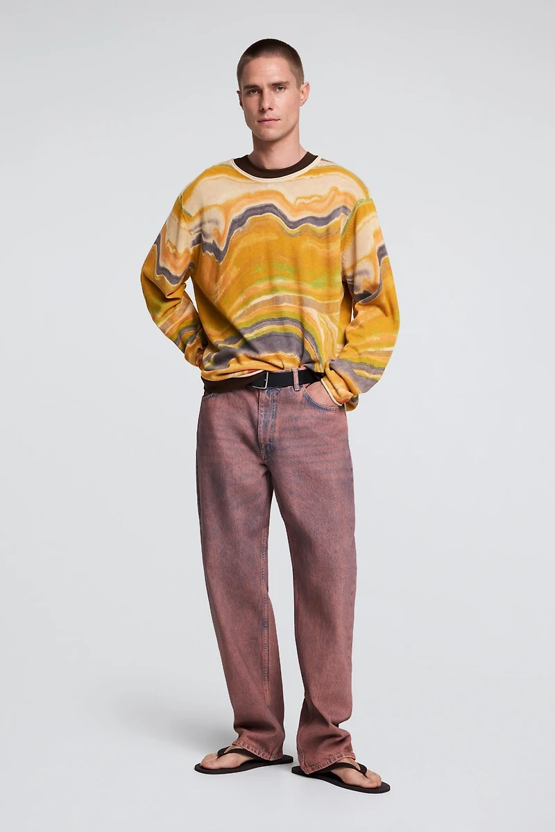 Desigual Men's Abstract printed sweater