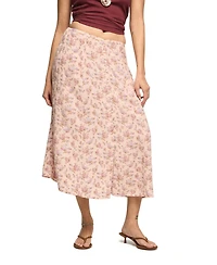 Lucky Brand Women's Simone Midi Skirt