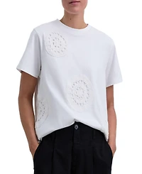 Scalpers Women's Crochet Aop Tee