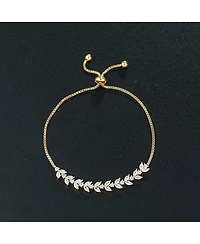 Gnuadz Gold Plated Bridal Tennis Bracelet Women Cz Chain