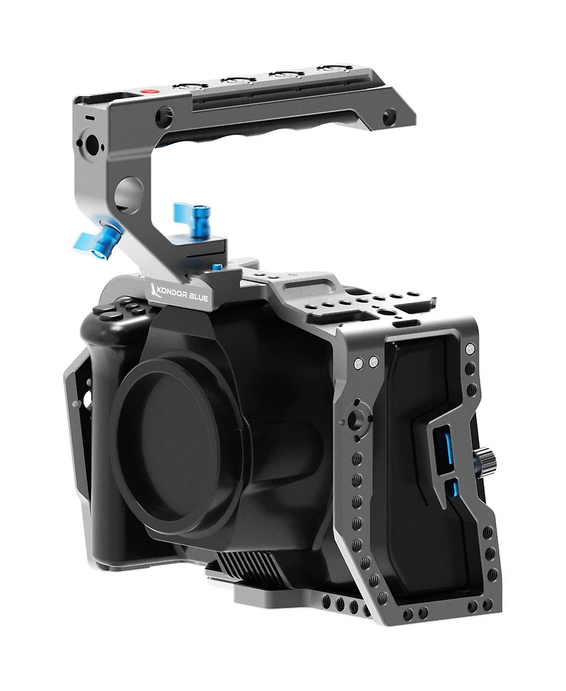 Kondor Blue Full Camera Cage with Top Handle for Blackmagic Pocket 6K Pro