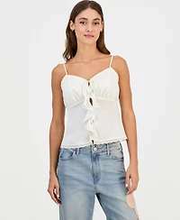Guess Women's Sleeveless Saisha Babydoll Top