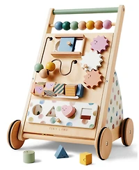 Tiny Land Versatile Wooden Baby Walker Activity Center