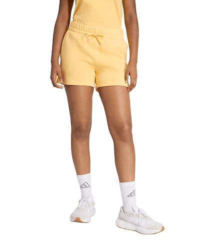 adidas Women's Essentials Small Logo Fleece Shorts