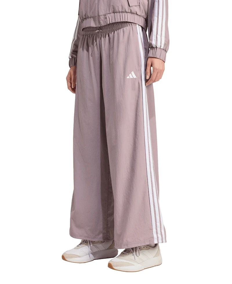adidas Women's Three Stripe Parachute Pants