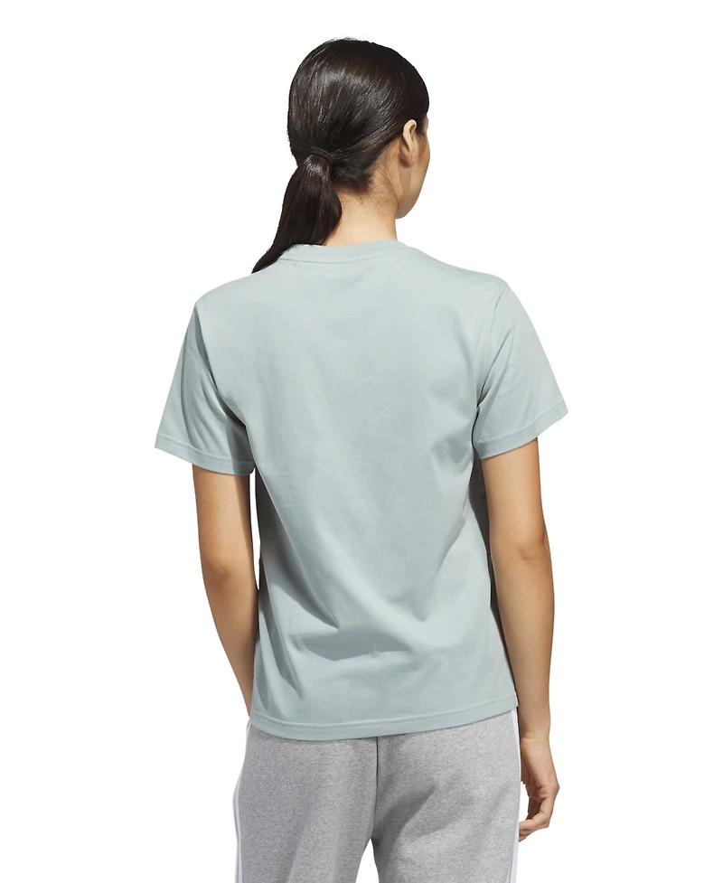 adidas Women's Crewneck Short-Sleeve Cotton T-Shirt