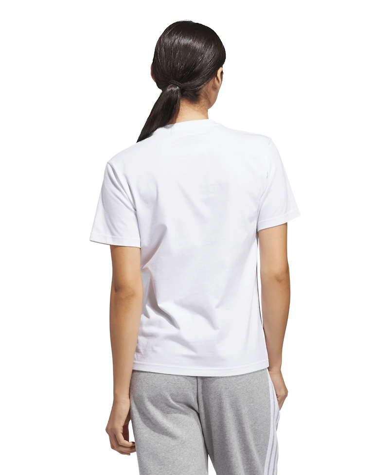 adidas Women's Crewneck Short-Sleeve Cotton T-Shirt
